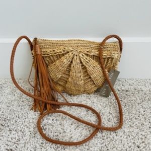 Mar Y Sol "Zoe" Crocheted Rafia Bag